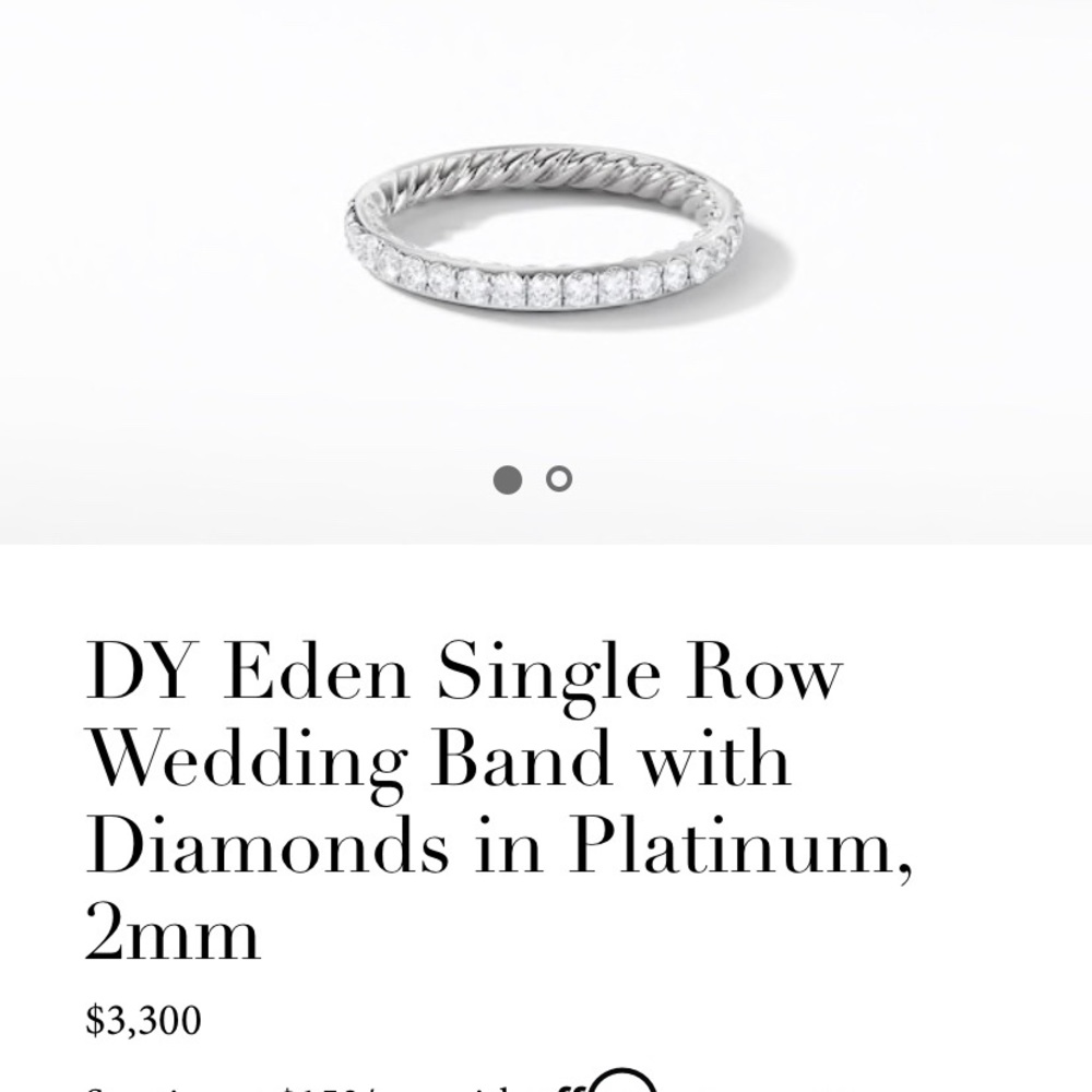 David Yurman Diamond Wedding Band